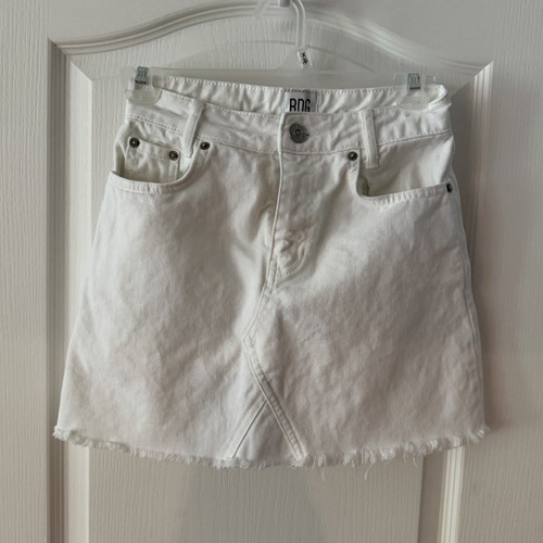 Bdg white denim - mini, skirt