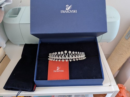 Swarovski wedding tiara with - swarovski,