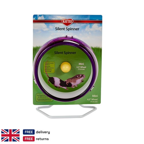 Kaytee silent spinner 5in - silent,