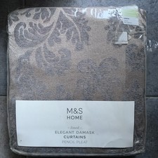 Ready made damask curtains - m&s,