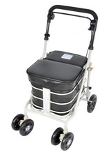 Shopping trolley with seat - shopping,