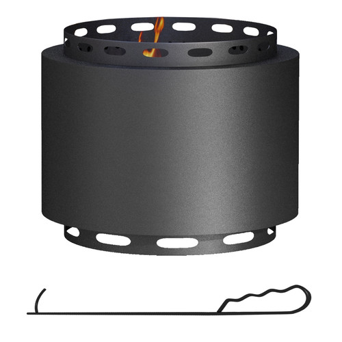 Smokeless wood burning fire - wood,