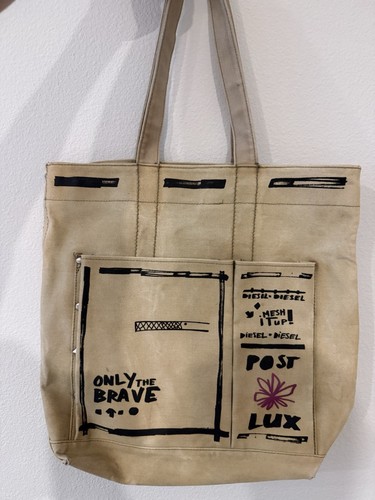 Authentic diesel canvas tote - authentic,