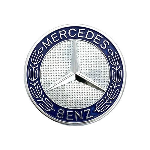 Front hood laurel star - front, emblem