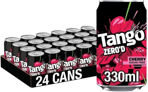 Tango sugar free cherry cans - cherry,