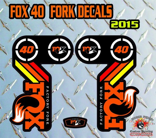 Fox 2015 fork stickers - fox, 40