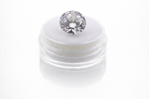 10mm round white clear - round, white/clear