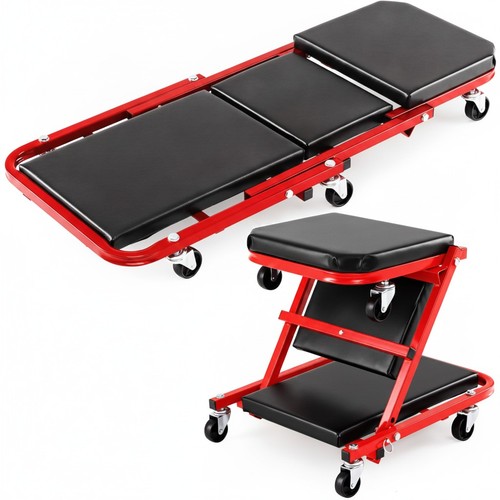 Folding car creeper - car,