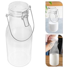Glass bottle with lid - ,