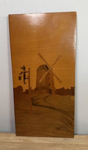 Vintage marquetry wooden - vintage,