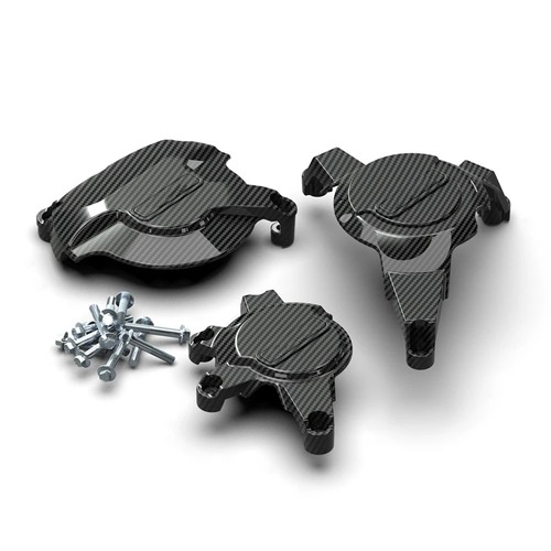 Carbon look motorcycle engine - look,
