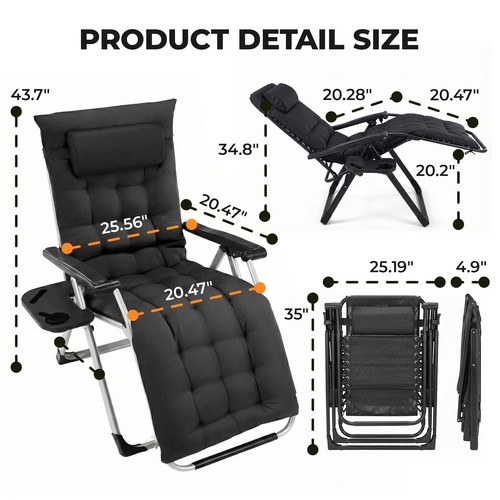 Zero gravity chair 440 lbs - gravity,