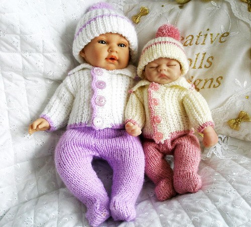 Easy doll knitting pattern - knitting,