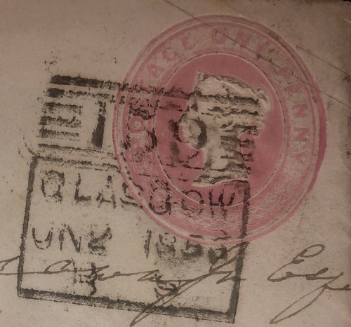 1856 pink pse glasgow - 1d,
