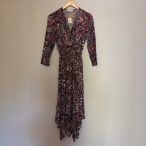 Maje floral shirred waist