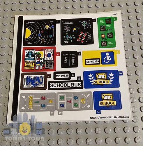 Lego city sticker sheet only - city,