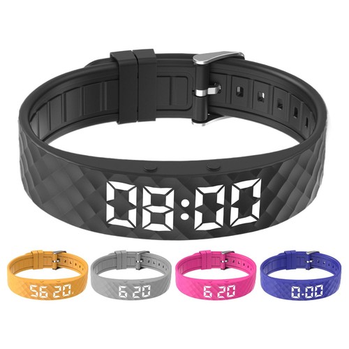 Wrist alarm clock watch silent - clock,
