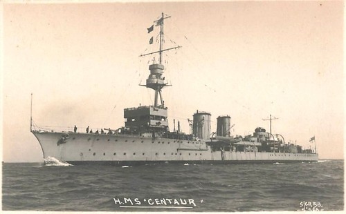Ww1 hms centaur - ww1,