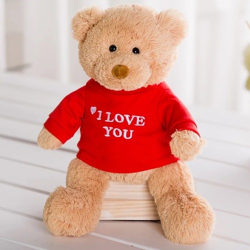 Inch brown teddy bear - 12,
