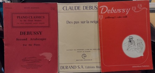 Debussy sheet music lot 3 - sheet,