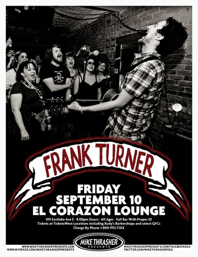 Frank turner 2010 seattle - frank,