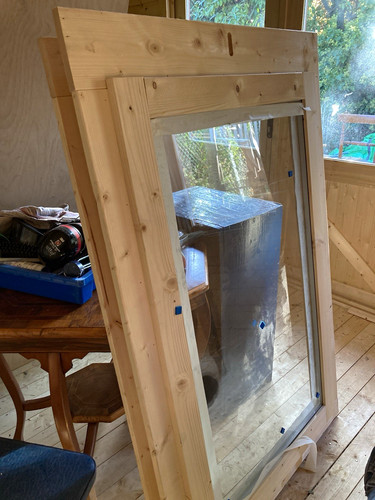 Log cabin window dunster - -,
