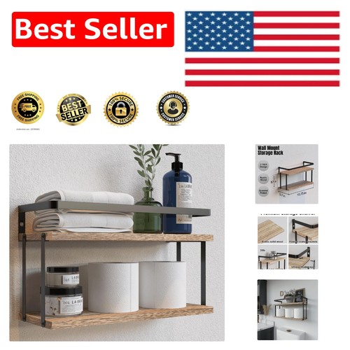 Chic over toilet storage shelf - storage,