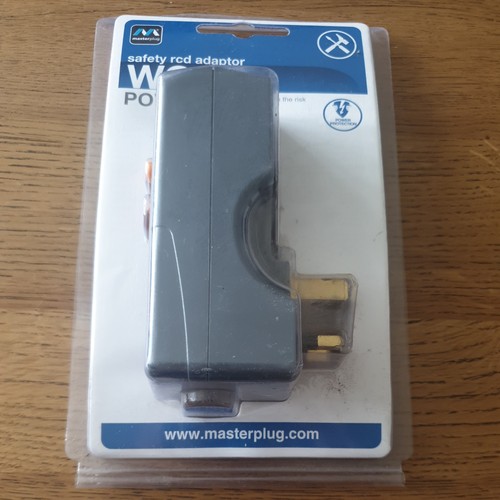 Masterplug rcd safety adaptor - masterplug,