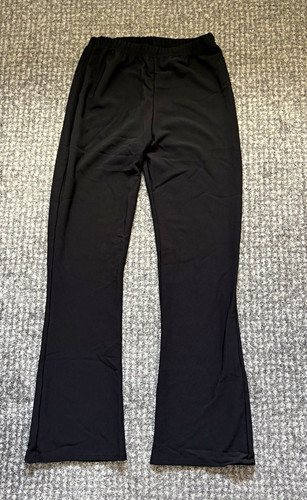Women black ribbed - women's, stretch