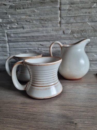 Hand thrown studio ribbed - thrown,
