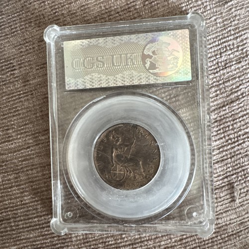 1887 half penny - 1887, field
