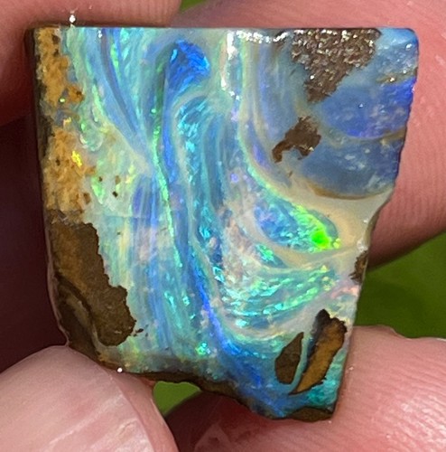 Boulder blue rub - blue, opal