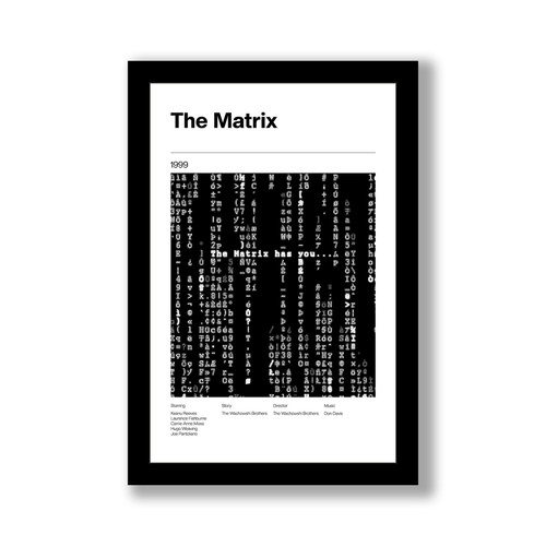The matrix retro 11x17 - retro,
