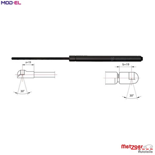 Gas spring bootcargo area - spring,