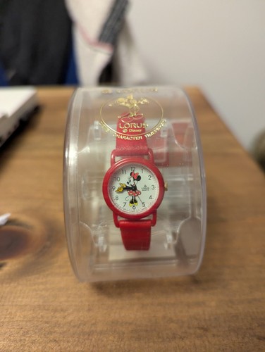 Lorus vintage disney - disney, red