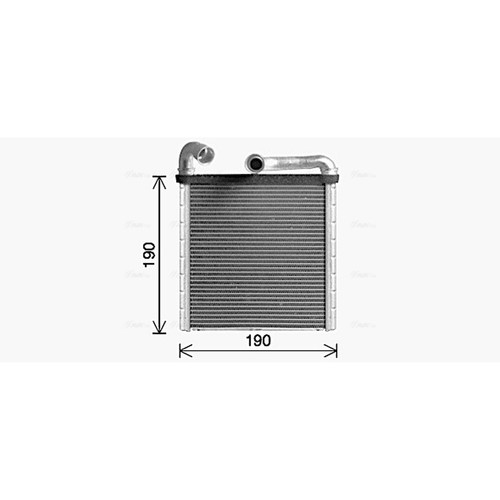 Heater matrix for golf mk7 - matrix,