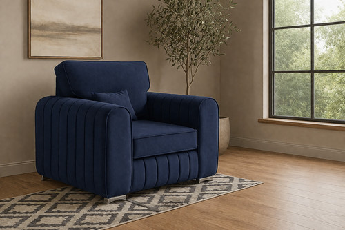 Lilly cream upholstered sofa - cream,