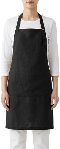 Linen apron dress womens - linen,