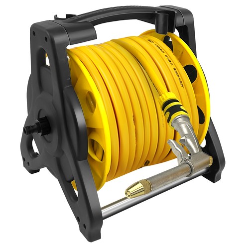 Compact garden hose reel - reel, 30m