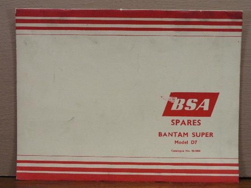 Original bsa bantam super - original,