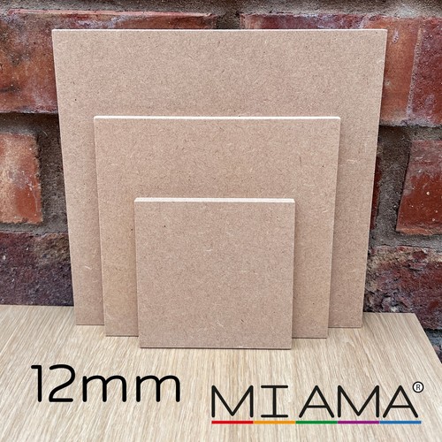 12mm mdf square blank - 12mm,
