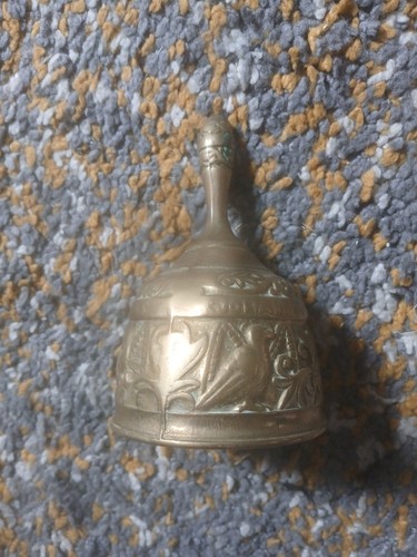 Antique brass evangelist bell - brass,
