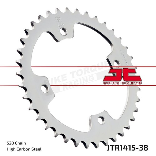 Steel rear sprocket fit - rear, to
