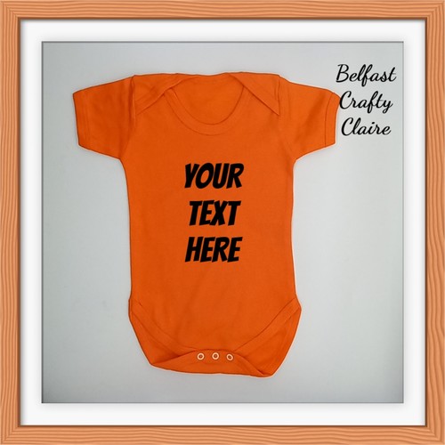 Personalised orange baby - personalised,