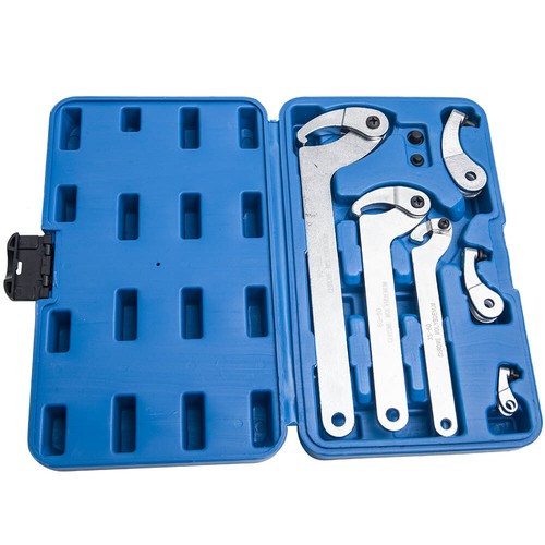 Adjustable hook pin wrench - adjustable, &