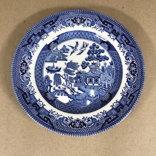Vintage churchill blue willow - vintage,