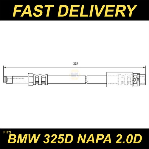 Napa brake hose - napa, fits