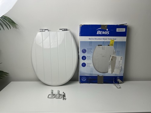 Bemis white moulded wood - white,