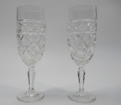 Vintage cut crystal champagne - vintage,