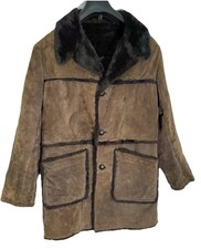 Vintage real pigskin brown - real,